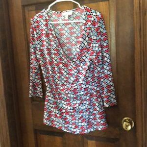 Dana Buchman top. Med